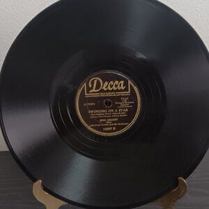 Bing Crosby - Vintage Shellac 78rpm - Swingin On A Star / Going My Way - 1944